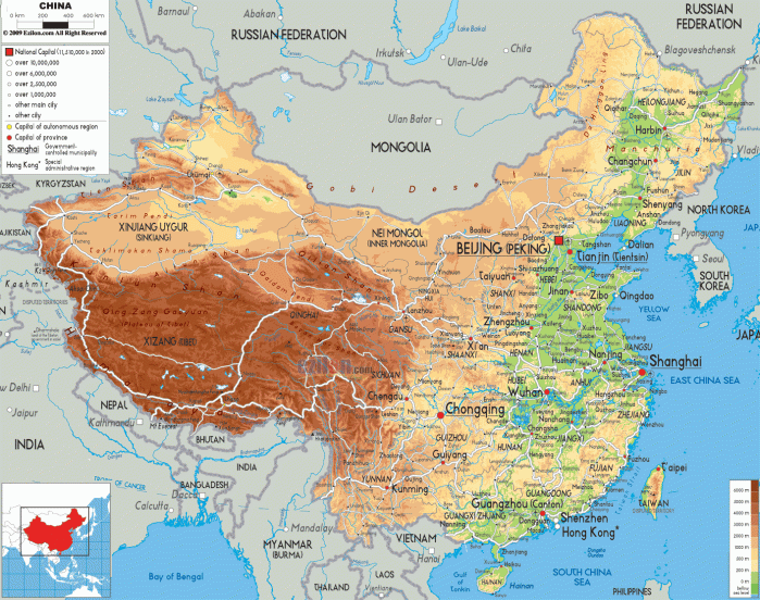 china-physical-map